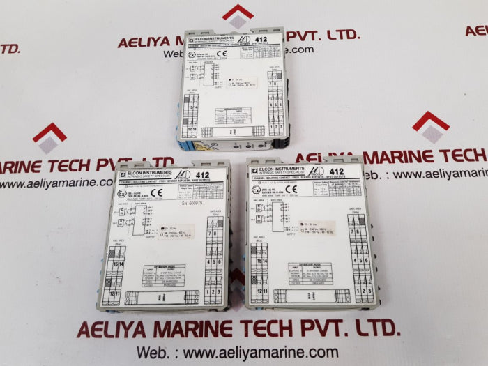 Elcon µ range D 412 2 channel isolating contact repeater 20-30 VDC
