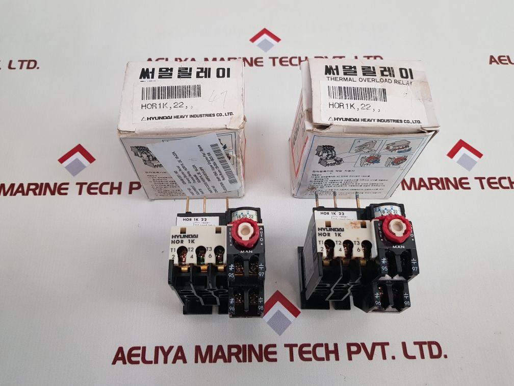 Hyundai Hor 1K 22 Thermal Overload Relay Eswb.0201.163 660V 5A