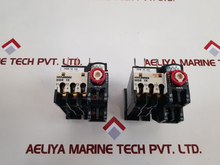 Hyundai Hor 1K 22 Thermal Overload Relay Eswb.0201.163 660V 5A