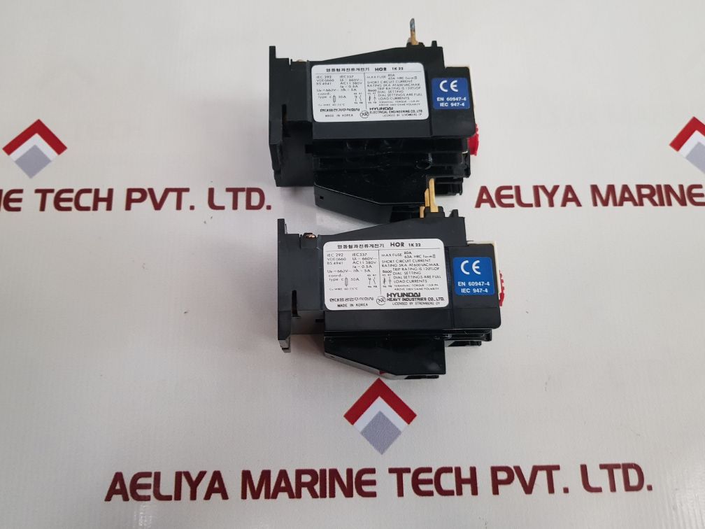 Hyundai Hor 1K 22 Thermal Overload Relay Eswb.0201.163 660V 5A