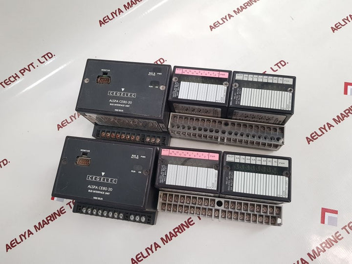 Cegelec Alspa Ce80-20 Bus Interface Unit With Ic670Mdl930A/Ic670Mdl240B
