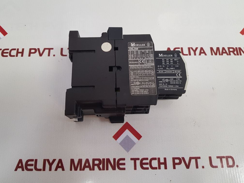 Moeller dilom contactor with 11dilm coil