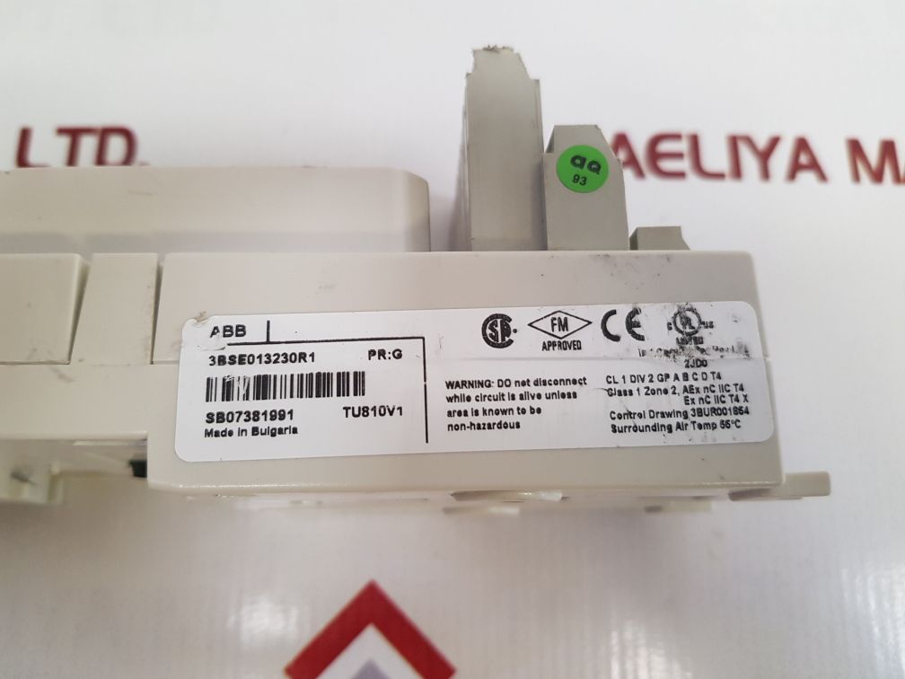 ABB tu810v1 compact module termination unit 3bse013230r1 pr: g