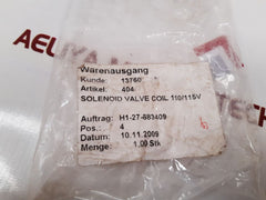 Lucifer 483510S5F Valve Coil 110-115V 50Hz 120V 60Hz