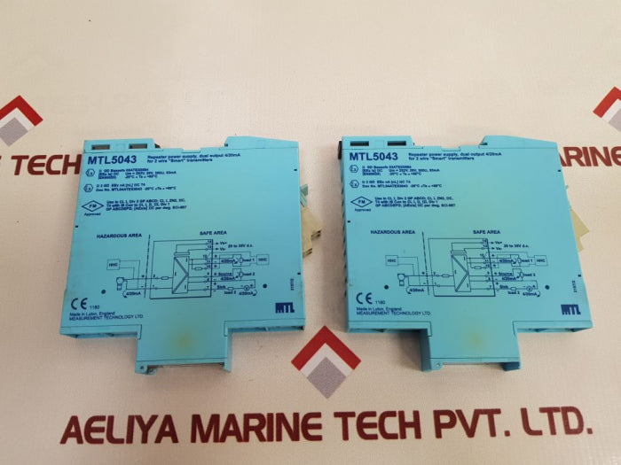 Measurement Technology Mtl5043 Repeater Power Supply , 20 to 35v d.c.
