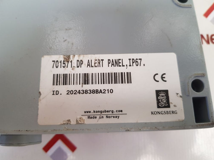 Kongsberg 701571 dp alert panel ip67