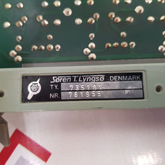 Soren T.Lyngso 735101 Pcb Card Nr.761955