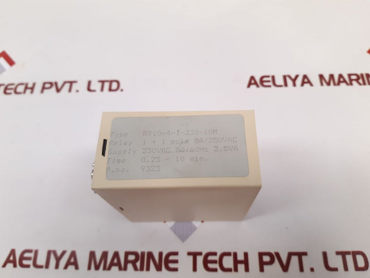 Elteco Rt10-4-1-230-10M Timing Relay 0.25-10 Min