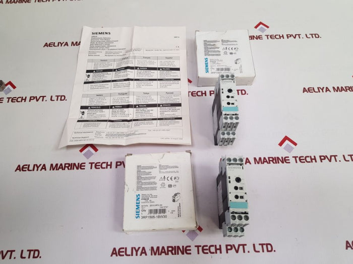 Siemens 3Rp1505-1Bw30 24–240Vac/Dc Time Relay 0.05S–100H