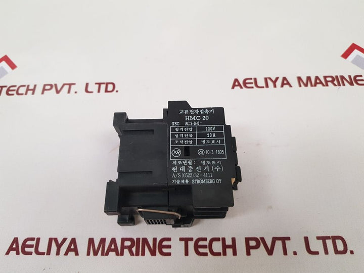 Hyundai Hmc20 W10 Magnetic Contactor 200V 50Hz