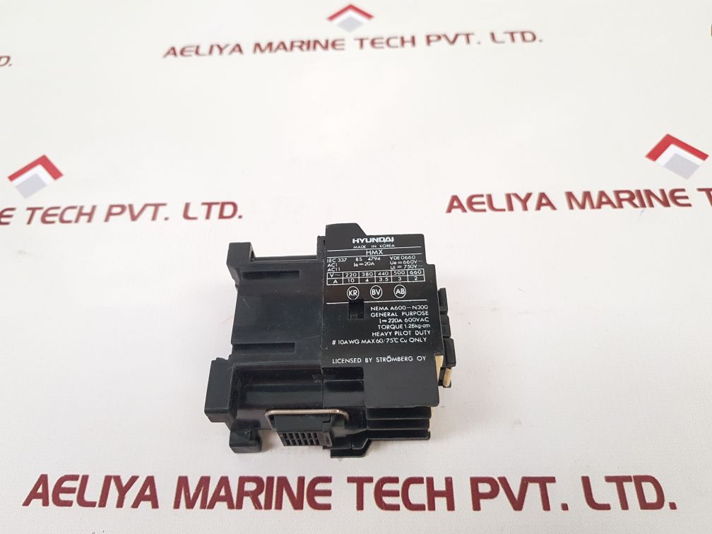 Hyundai Hmx 22 Contactor Relay 400V 50Hz 400...440V 60Hz