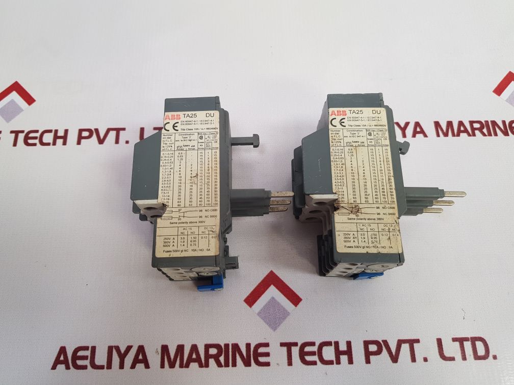 Abb Ta25 Du Overload Relay 660/690V En 60947-5-1/Iec 60947-5-1