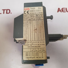 Abb Ta25 Du Overload Relay 660/690V En 60947-5-1/Iec 60947-5-1