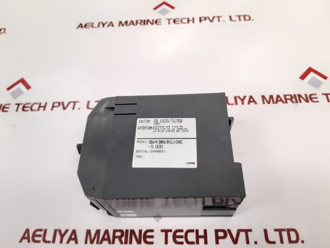 Moore Industries Dda/4-20Ma/Dh1L1/24Dc-tx [Din] Dc Current Alarm