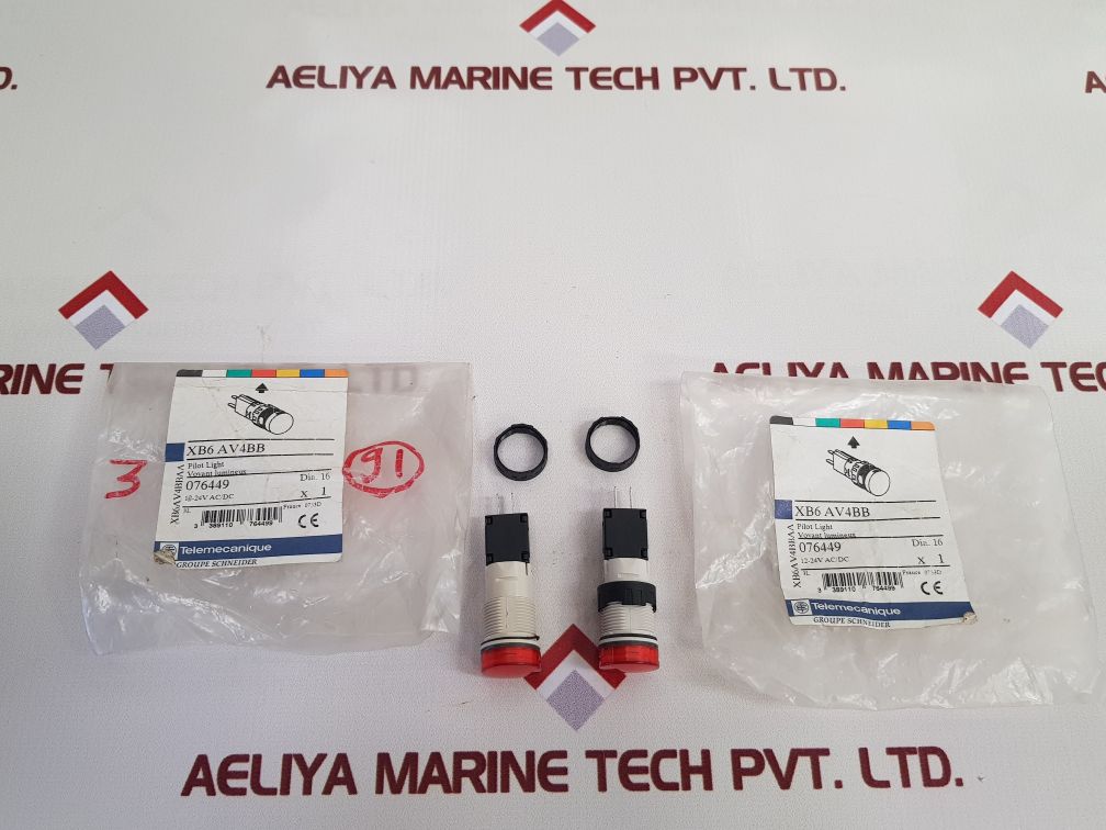 Telemecanique Xb6Av4Bb Push Button Light Module