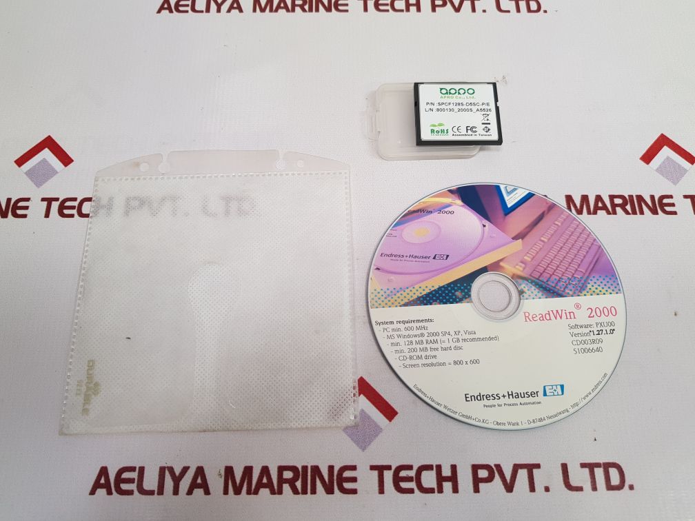 Apro Spcf128S-d5Sc-p/E Industrial Compact With Endress + Hauser Readwin 2000