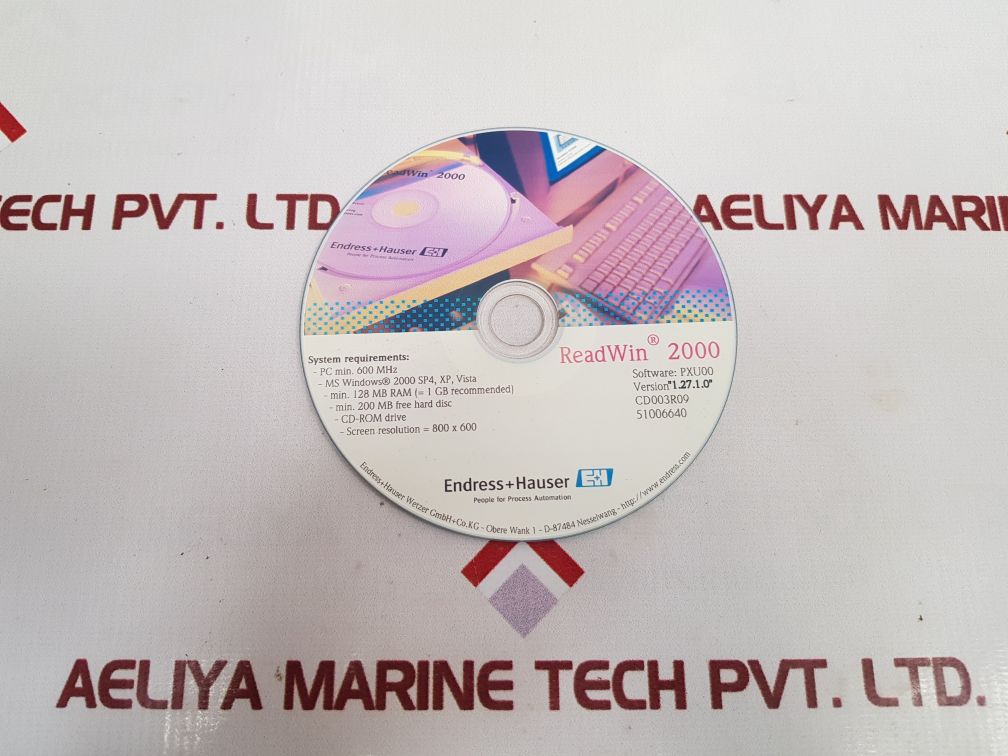 Apro Spcf128S-d5Sc-p/E Industrial Compact With Endress + Hauser Readwin 2000