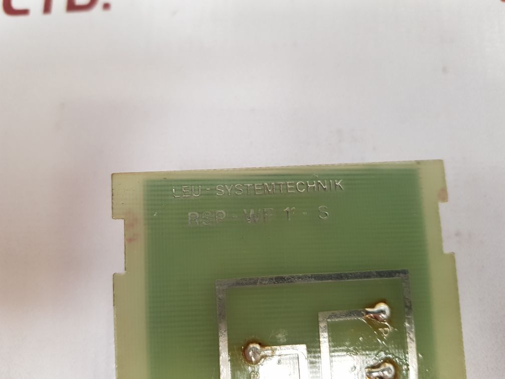 Leu-systemtechnik Rsp-wf1-s Rectifier New