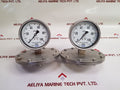 Wika En 837-3 Pressure Gauge 0 To 100 Mbar