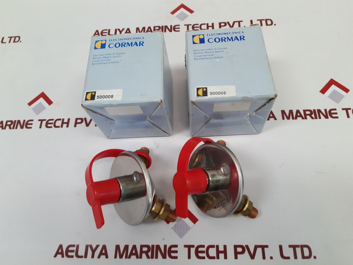 Set of 2x Electromecanica cormar 500008 battery master switch