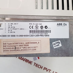 Abb Acs800-04-0006-5+J400+ K454+L502+L509+P901+Q950