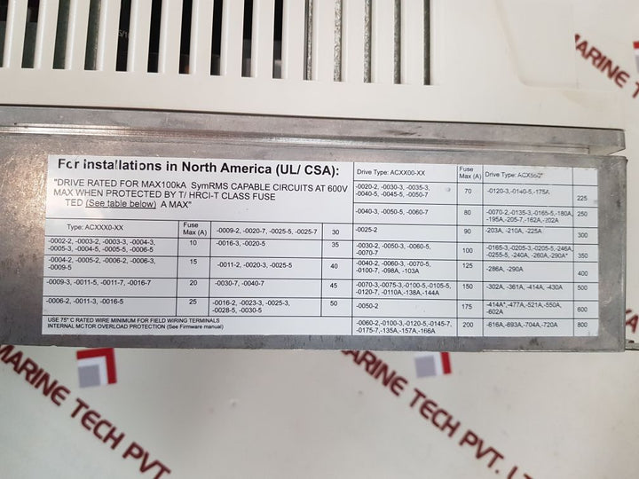 Abb Acs800-04-0006-5+J400+ K454+L502+L509+P901+Q950