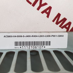 Abb Acs800-04-0006-5+J400+ K454+L502+L509+P901+Q950