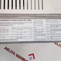 Abb Acs800-04-0006-5+J400+ K454+L502+L509+P901+Q950