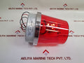 Edwards 53R-g1 Adapabeacon Rotating Light Red 24Vdc 1.0 Amp 6T-88