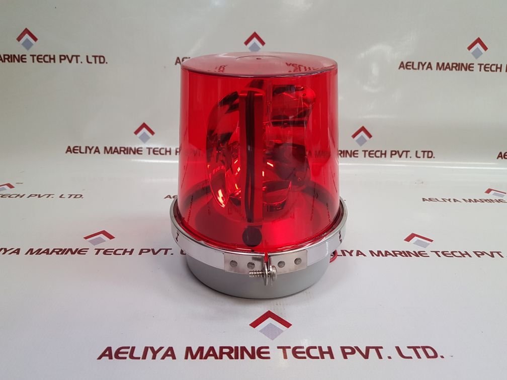 Edwards 53R-g1 Adapabeacon Rotating Light Red 24Vdc 1.0 Amp 6T-88