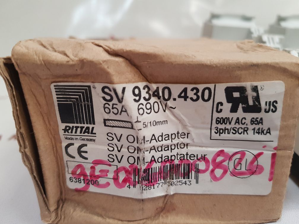 Rittal SV 9340.430 Busbar Adapter System 690V 65A