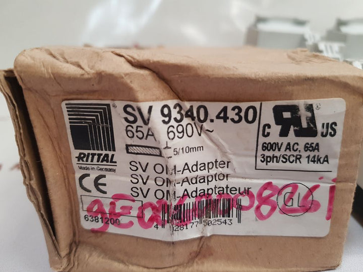 Rittal SV 9340.430 Busbar Adapter System 690V 65A