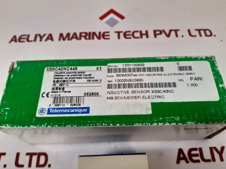 Telemecanique Xs8-c40Nc449 Inductive Proximity Switch