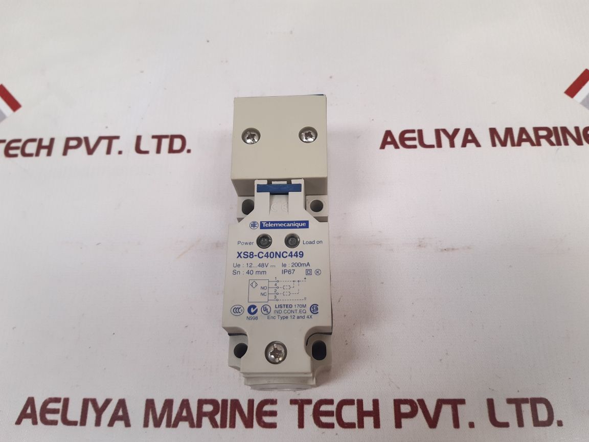 Telemecanique Xs8-c40Nc449 Inductive Proximity Switch