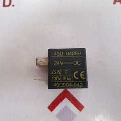 Asco Joucomatic 430 04869 Solenoid Valve Coil 24Vdc
