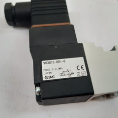 Smc v0307e-bd1-q solenoid valve ac24v