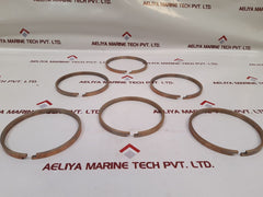Set of 6X Wartsila 9rta84c-u/22165 piston ring h=8