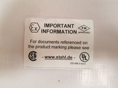 R.Stahl 9001/00-280-100-101 Safety Barrier