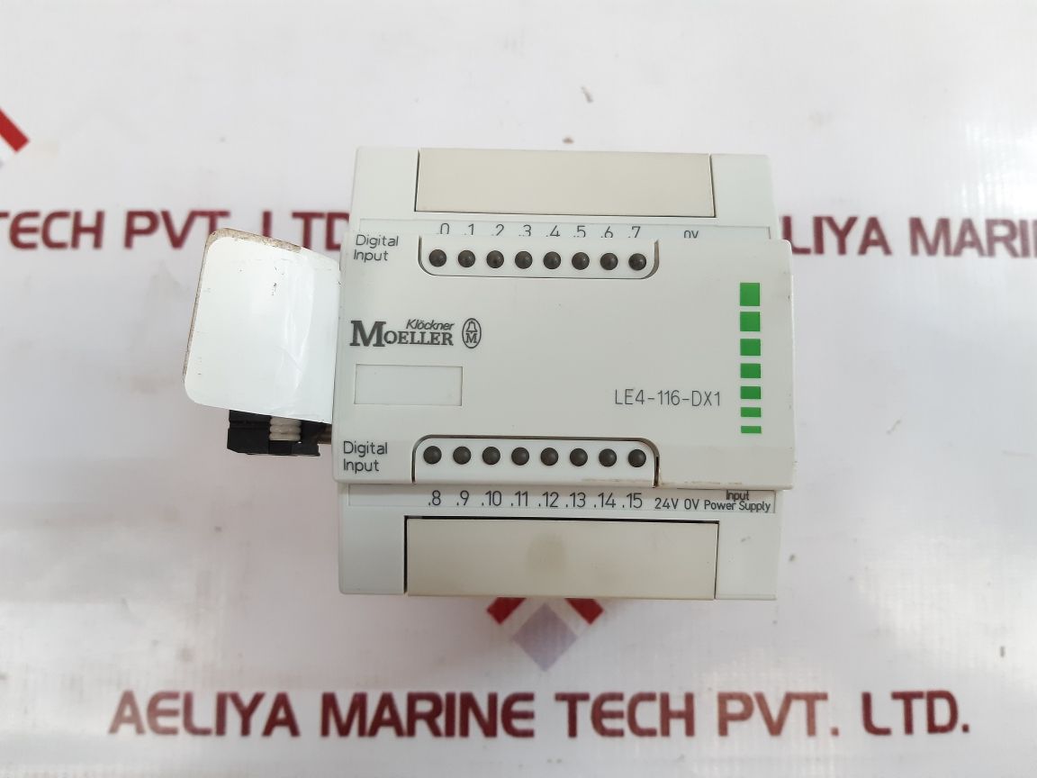 Klockner Moeller Le4-116-dx1 Digital Input Module Le4-116-dx106 24vdc, 0.1a