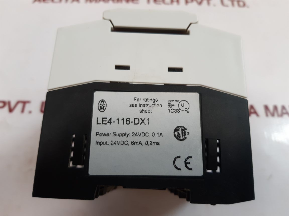 Klockner Moeller Le4-116-dx1 Digital Input Module Le4-116-dx106 24vdc, 0.1a