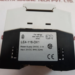 Klockner Moeller Le4-116-dx1 Digital Input Module Le4-116-dx106 24vdc, 0.1a