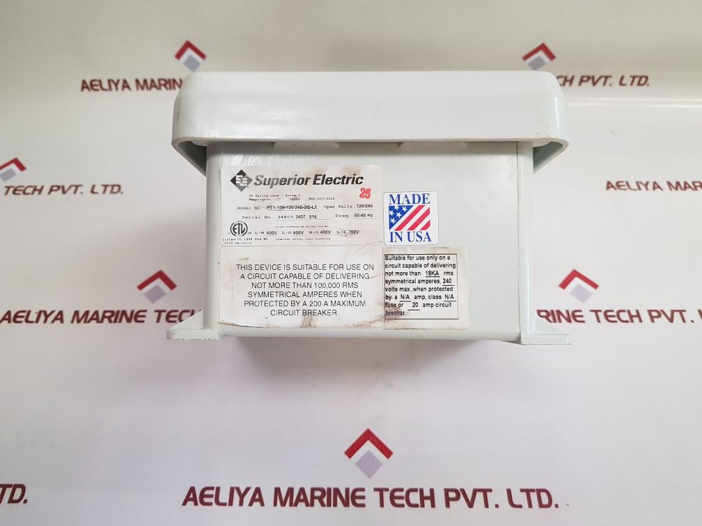 Superior electric pt1-100-120/240-2g-l1 surge protector - Aeliya Marine Tech