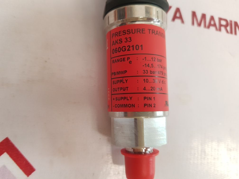 Danfoss Aks 33 Pressure Transmitter 060G2101, 10...30 V.D.C