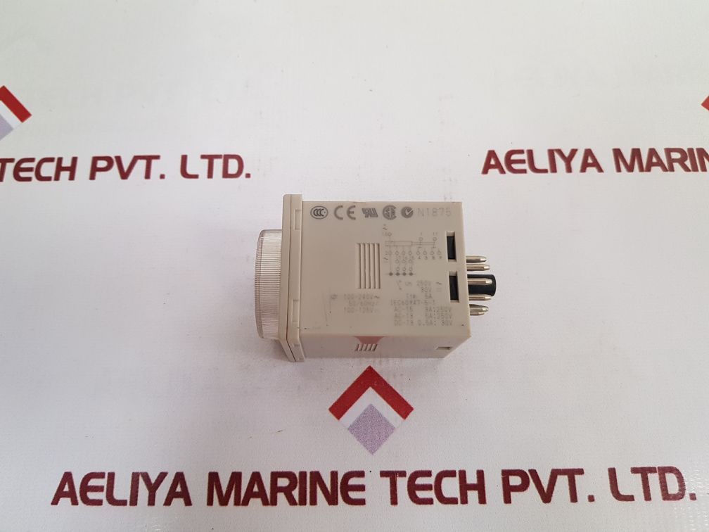 Lot Of 2X Omron H3Cr-a Timer Module 0.05S-300H 100-240Vac 50/60Hz 100-125Vdc - Aeliya Marine Tech