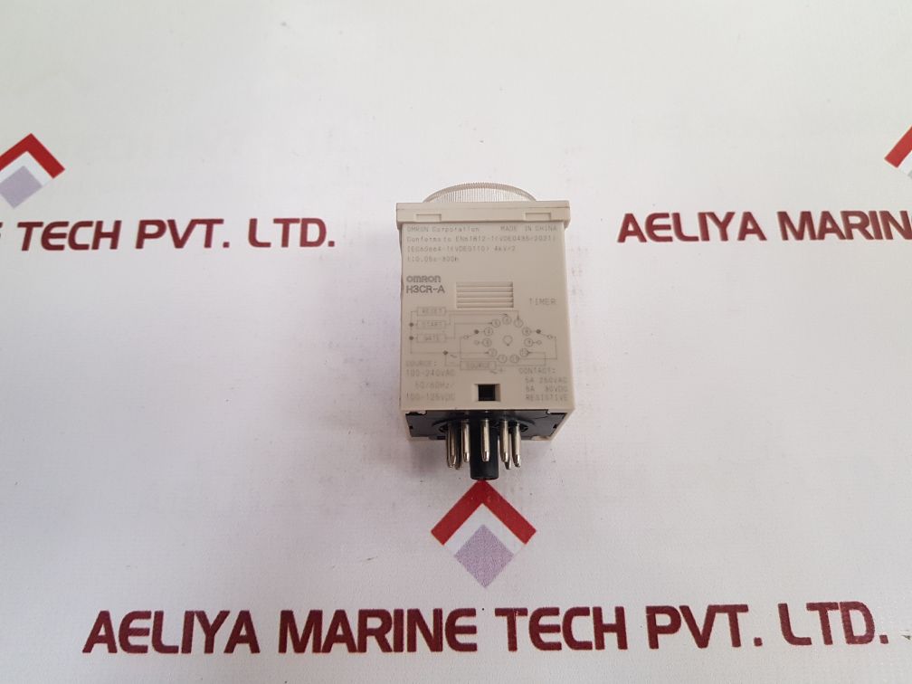 Lot Of 2X Omron H3Cr-a Timer Module 0.05S-300H 100-240Vac 50/60Hz 100-125Vdc - Aeliya Marine Tech