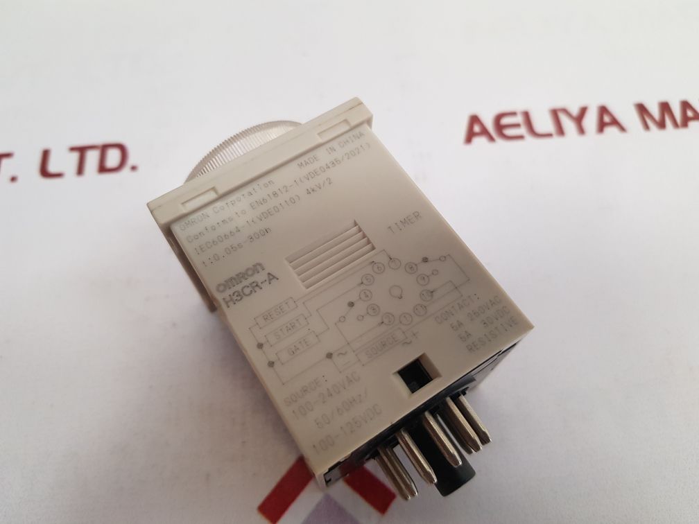 Lot Of 2X Omron H3Cr-a Timer Module 0.05S-300H 100-240Vac 50/60Hz 100-125Vdc - Aeliya Marine Tech