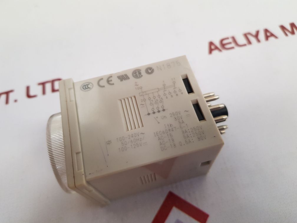 Lot Of 2X Omron H3Cr-a Timer Module 0.05S-300H 100-240Vac 50/60Hz 100-125Vdc - Aeliya Marine Tech