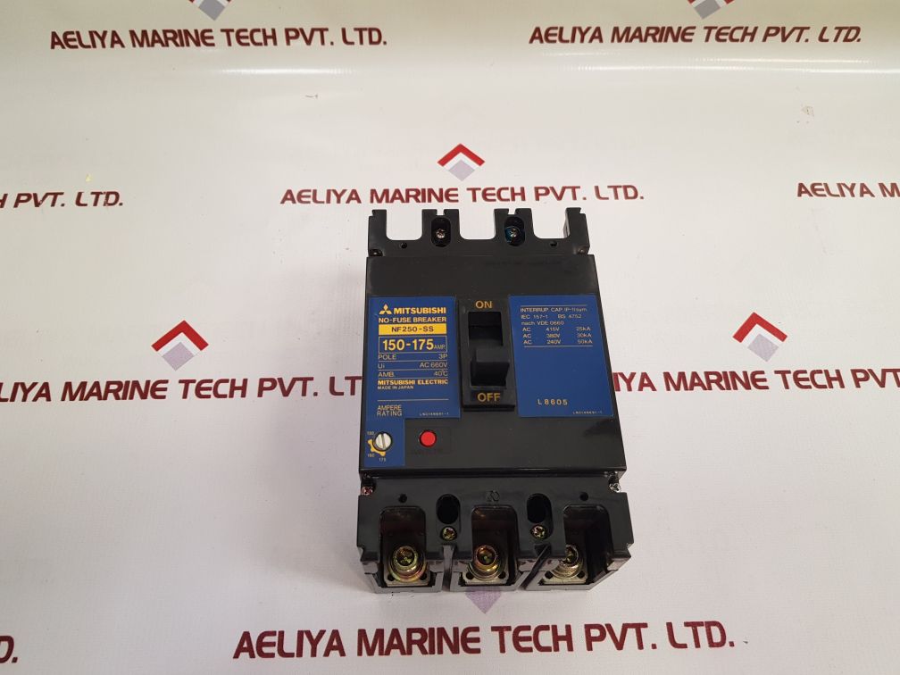 Mitsubishi Nf250-ss Circuit Breaker 150-175 Amp - Aeliya Marine Tech
