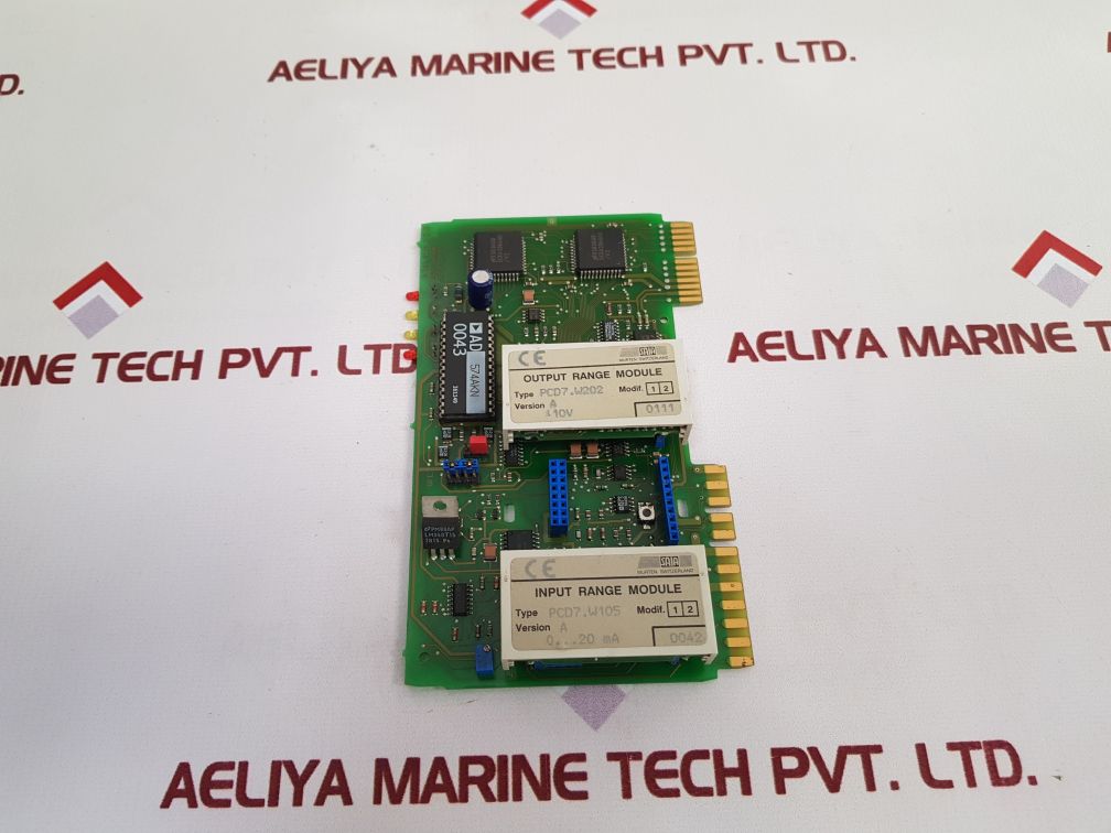 Saia Pcd7.W202 Input Range Module Pcd4 W100 - Aeliya Marine Tech