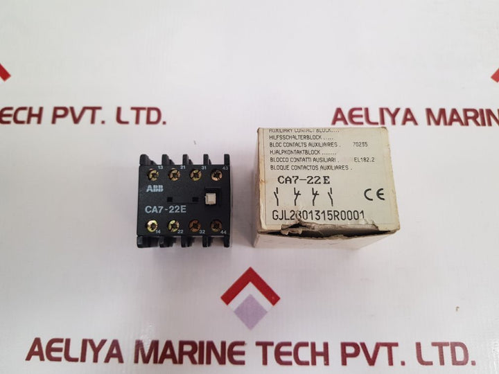 Abb Ca7-22E Auxiliary Contact Block 10A 690Vac